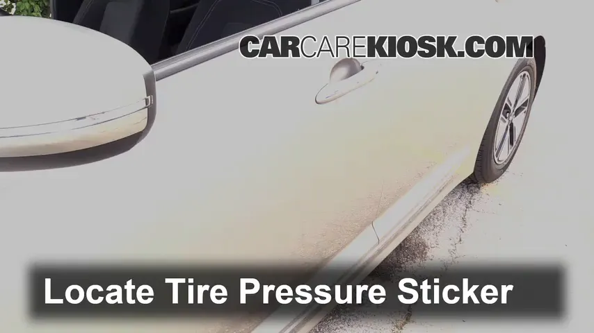 2012 Kia Optima Hybrid 2.4L 4 Cyl. Tires & Wheels Check Tire Pressure